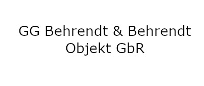 Das Logo der Firma GG Behrendt & Behrendt Objekt GbR